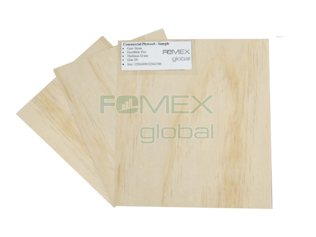 Pine Faced Plywood — Fomex Global engineered wood panel